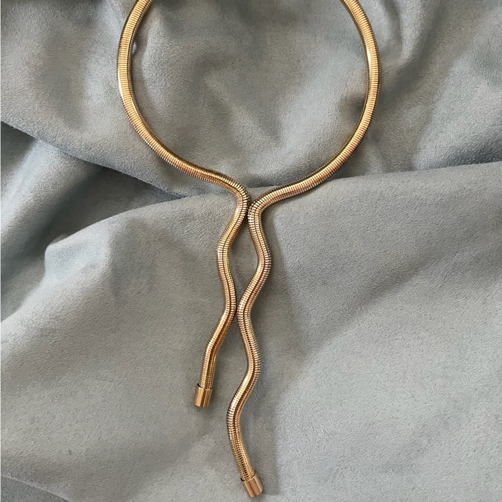 Gold Snake Necklace
